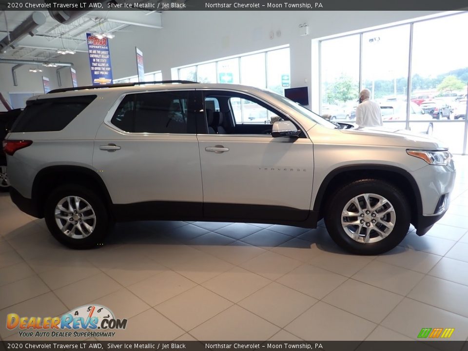 2020 Chevrolet Traverse LT AWD Silver Ice Metallic / Jet Black Photo #7