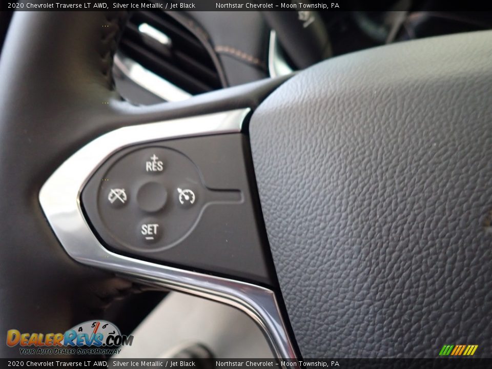 2020 Chevrolet Traverse LT AWD Silver Ice Metallic / Jet Black Photo #19
