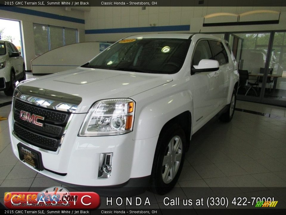 2015 GMC Terrain SLE Summit White / Jet Black Photo #1