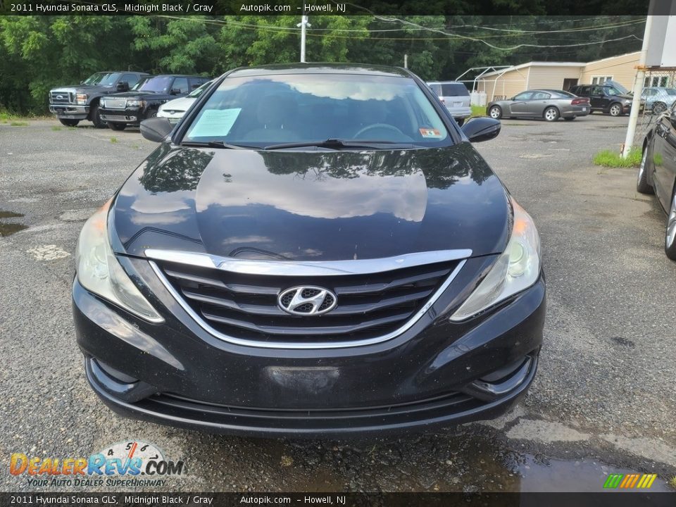 2011 Hyundai Sonata GLS Midnight Black / Gray Photo #7