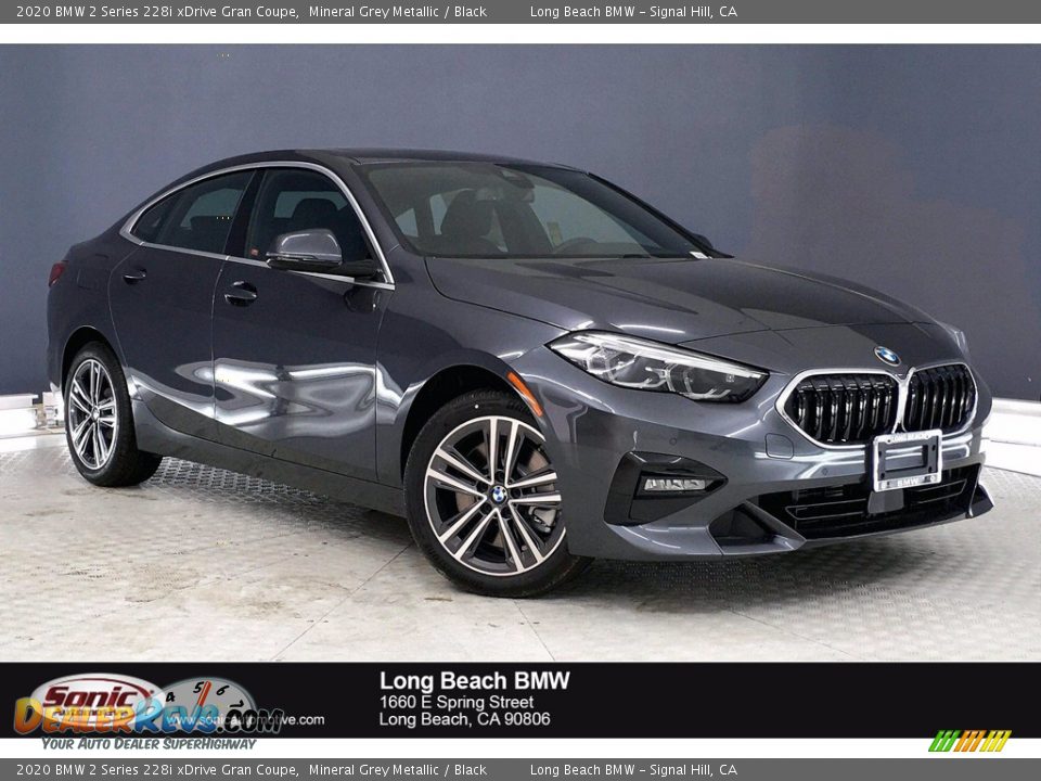 2020 BMW 2 Series 228i xDrive Gran Coupe Mineral Grey Metallic / Black Photo #1