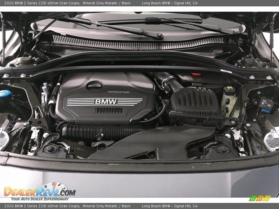 2020 BMW 2 Series 228i xDrive Gran Coupe Mineral Grey Metallic / Black Photo #10