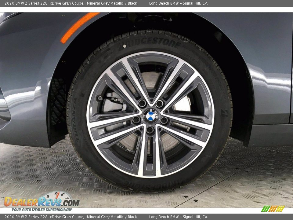 2020 BMW 2 Series 228i xDrive Gran Coupe Mineral Grey Metallic / Black Photo #12
