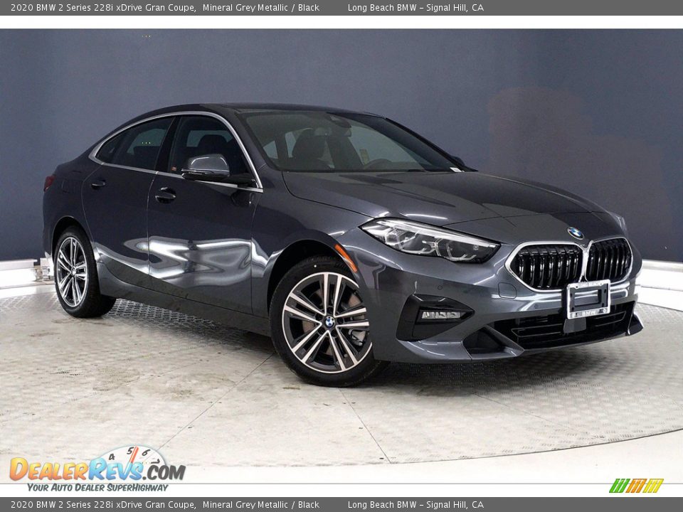 2020 BMW 2 Series 228i xDrive Gran Coupe Mineral Grey Metallic / Black Photo #19