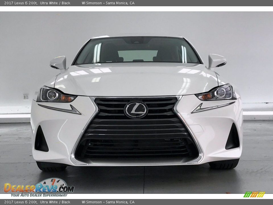 2017 Lexus IS 200t Ultra White / Black Photo #2