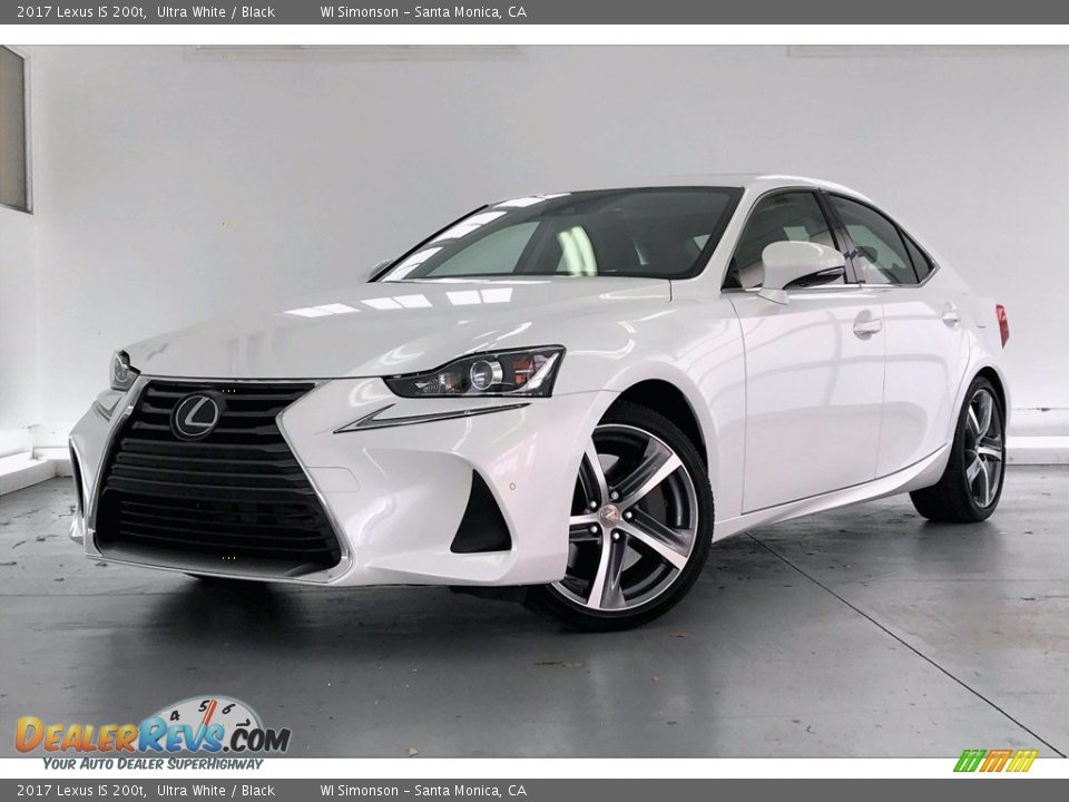 2017 Lexus IS 200t Ultra White / Black Photo #12