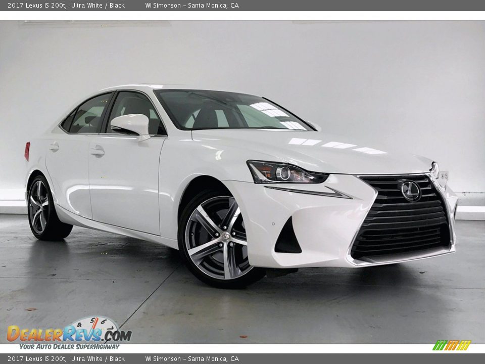 2017 Lexus IS 200t Ultra White / Black Photo #34