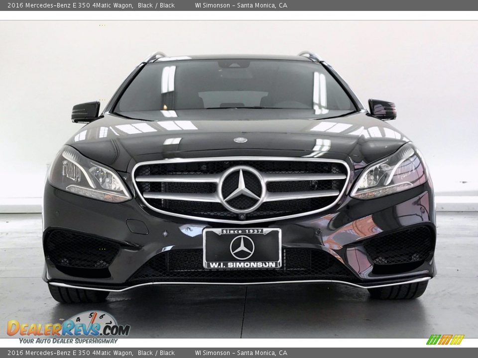 2016 Mercedes-Benz E 350 4Matic Wagon Black / Black Photo #2