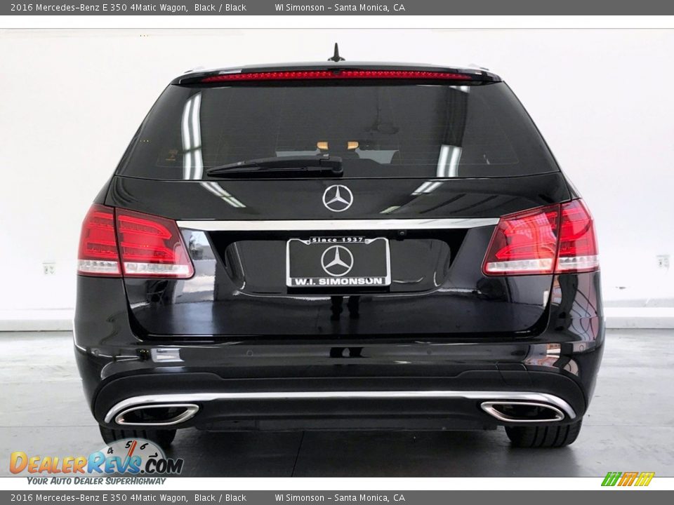 2016 Mercedes-Benz E 350 4Matic Wagon Black / Black Photo #3