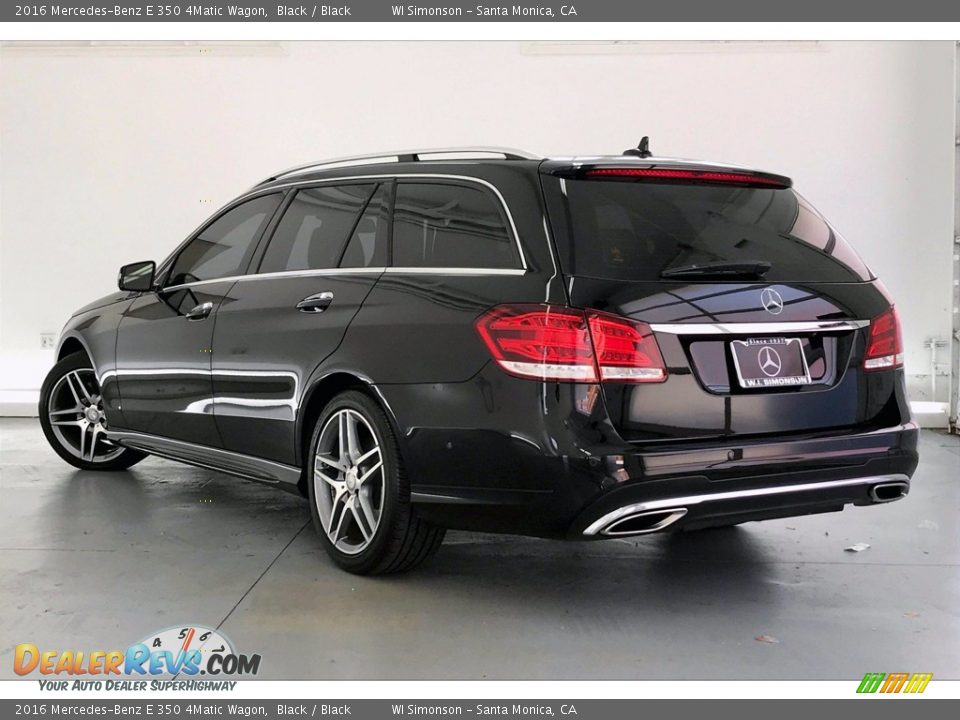 2016 Mercedes-Benz E 350 4Matic Wagon Black / Black Photo #9