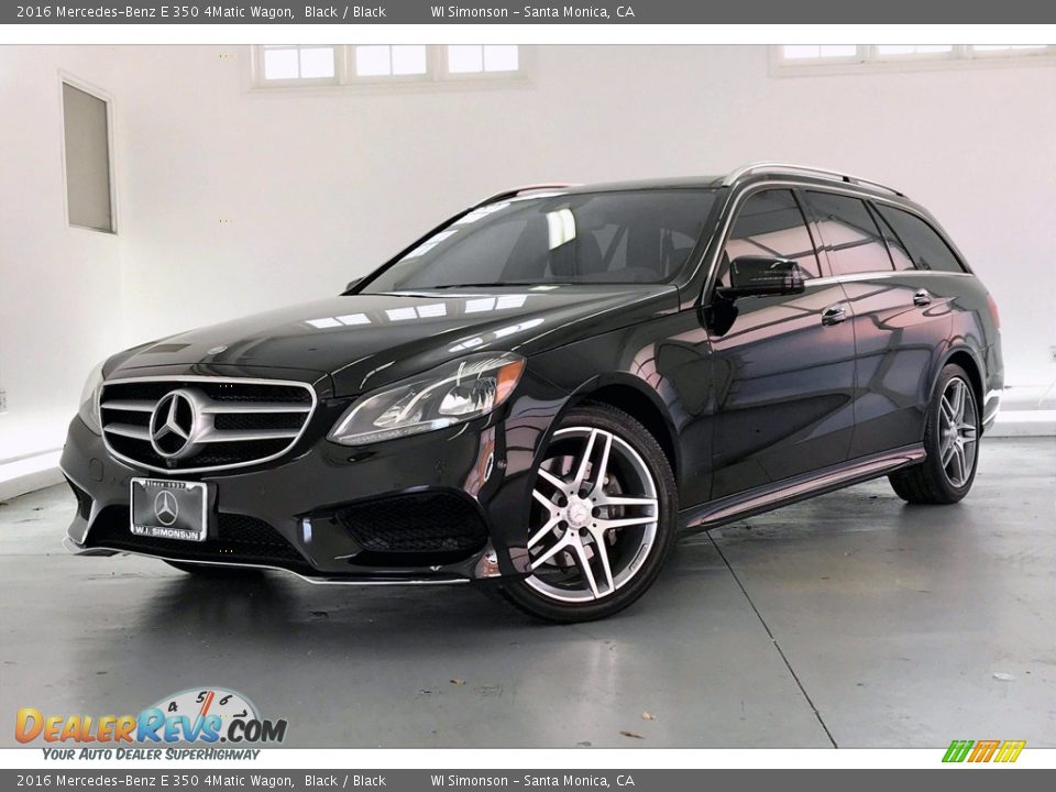 2016 Mercedes-Benz E 350 4Matic Wagon Black / Black Photo #11