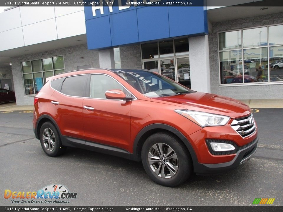2015 Hyundai Santa Fe Sport 2.4 AWD Canyon Copper / Beige Photo #1