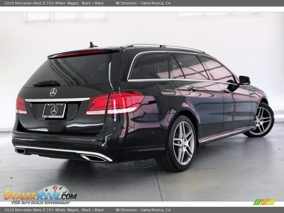 2016 Mercedes-Benz E 350 4Matic Wagon Black / Black Photo #15