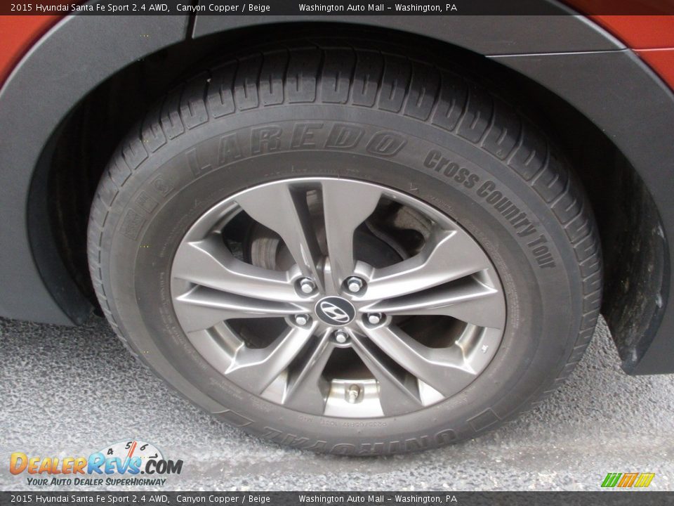 2015 Hyundai Santa Fe Sport 2.4 AWD Canyon Copper / Beige Photo #7