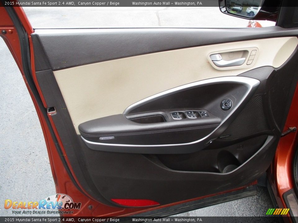 Door Panel of 2015 Hyundai Santa Fe Sport 2.4 AWD Photo #11