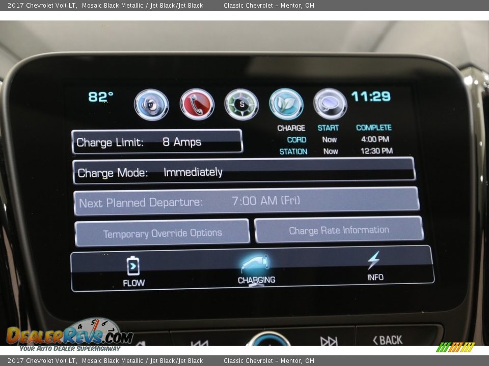 2017 Chevrolet Volt LT Mosaic Black Metallic / Jet Black/Jet Black Photo #15