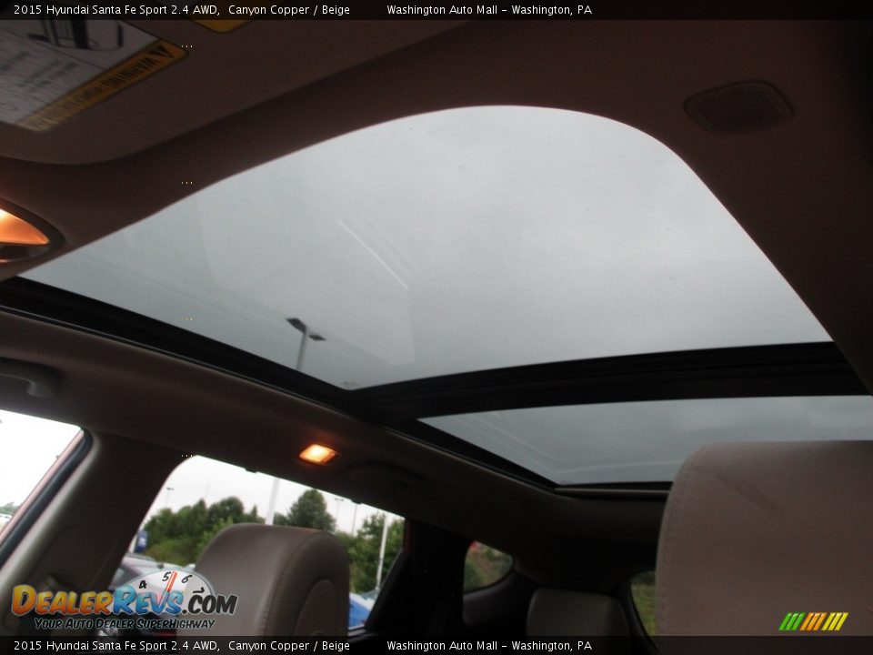2015 Hyundai Santa Fe Sport 2.4 AWD Canyon Copper / Beige Photo #16