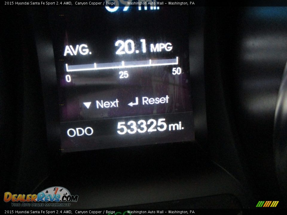 2015 Hyundai Santa Fe Sport 2.4 AWD Canyon Copper / Beige Photo #25