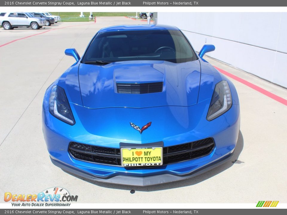 2016 Chevrolet Corvette Stingray Coupe Laguna Blue Metallic / Jet Black Photo #3