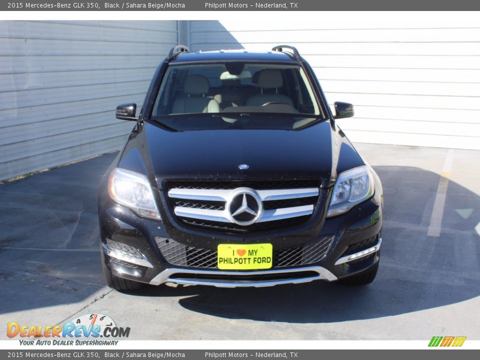 2015 Mercedes-Benz GLK 350 Black / Sahara Beige/Mocha Photo #3