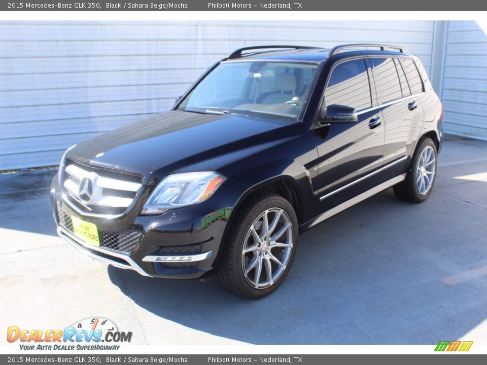 2015 Mercedes-Benz GLK 350 Black / Sahara Beige/Mocha Photo #4