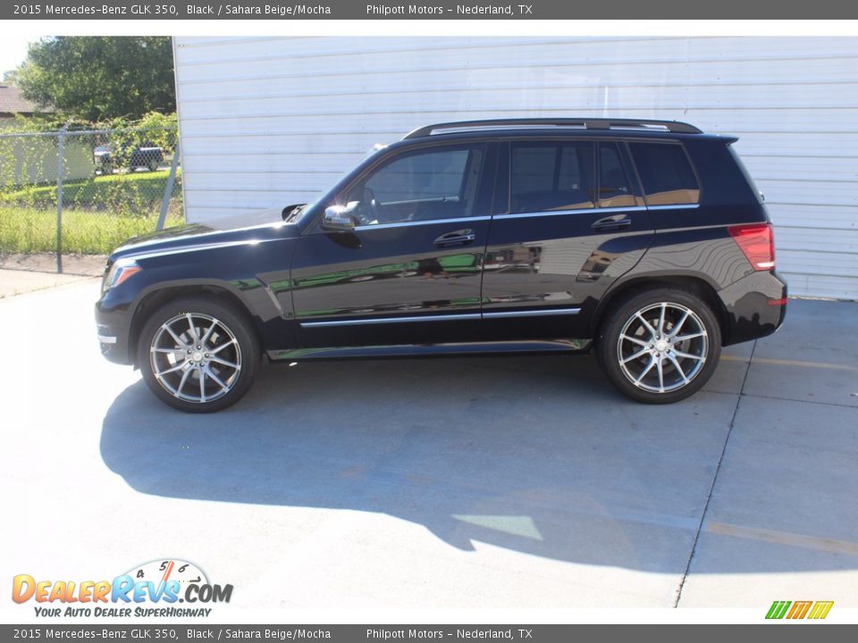 2015 Mercedes-Benz GLK 350 Black / Sahara Beige/Mocha Photo #7