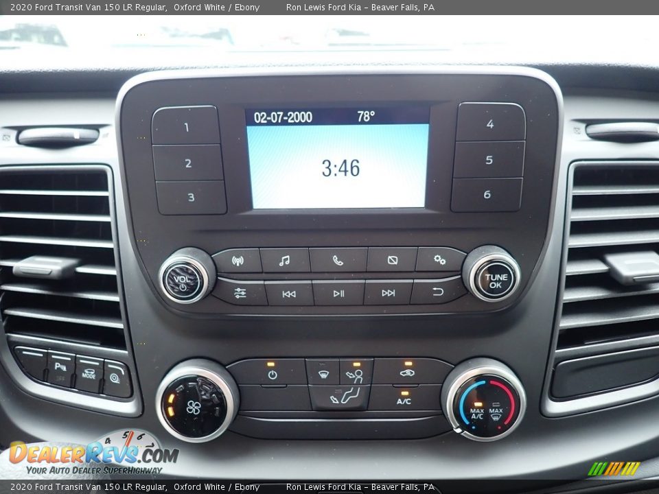 2020 Ford Transit Van 150 LR Regular Oxford White / Ebony Photo #15