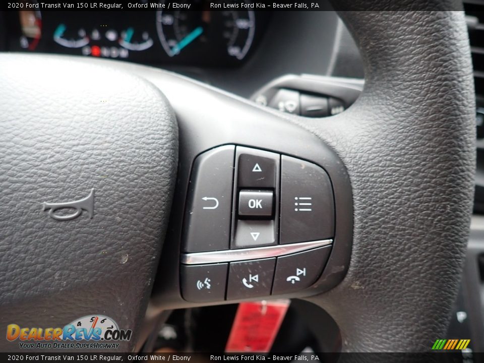 2020 Ford Transit Van 150 LR Regular Oxford White / Ebony Photo #17