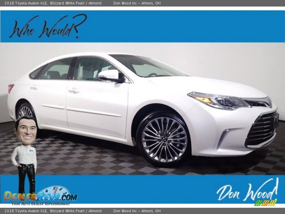 2018 Toyota Avalon XLE Blizzard White Pearl / Almond Photo #1