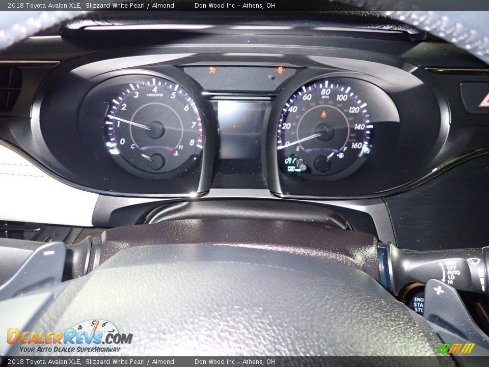 2018 Toyota Avalon XLE Blizzard White Pearl / Almond Photo #26
