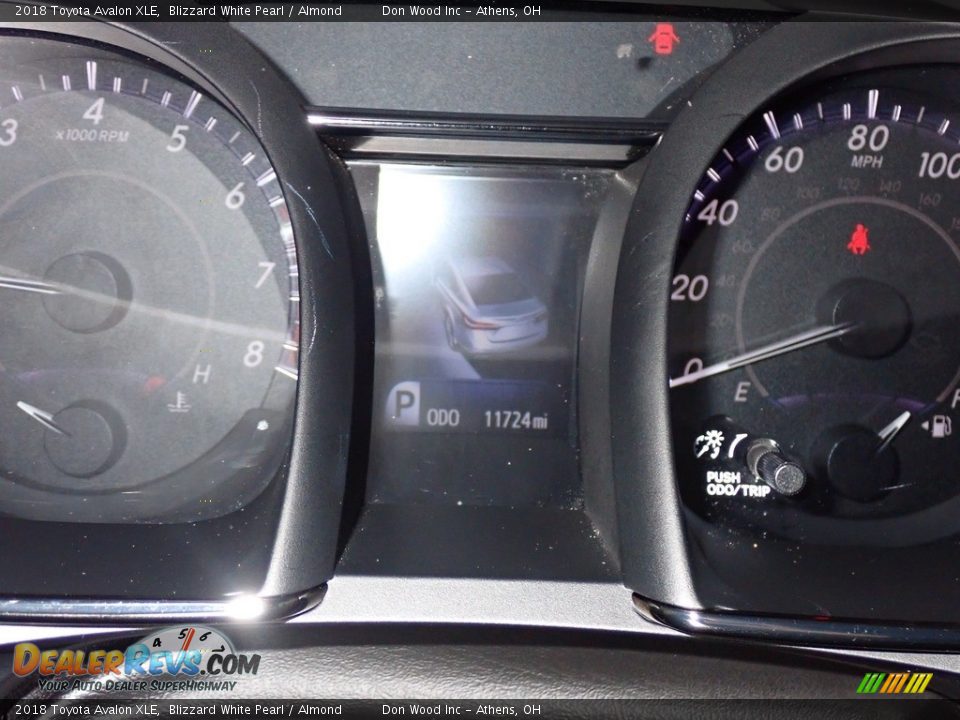 2018 Toyota Avalon XLE Blizzard White Pearl / Almond Photo #27