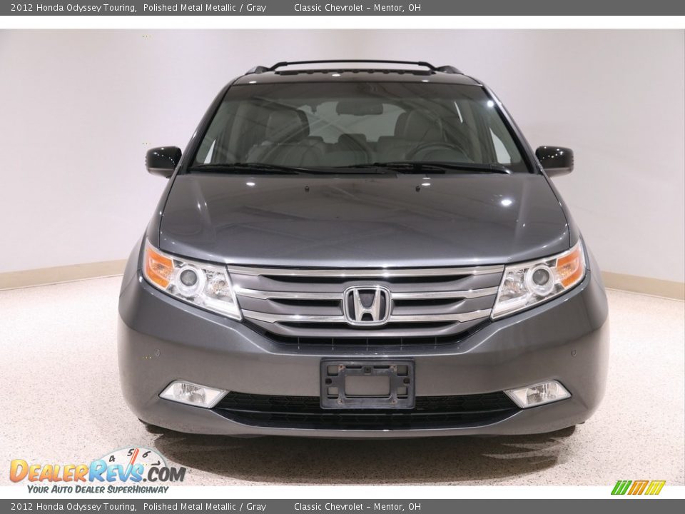 2012 Honda Odyssey Touring Polished Metal Metallic / Gray Photo #2