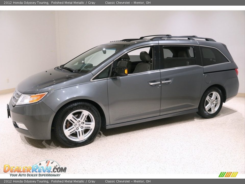 2012 Honda Odyssey Touring Polished Metal Metallic / Gray Photo #3