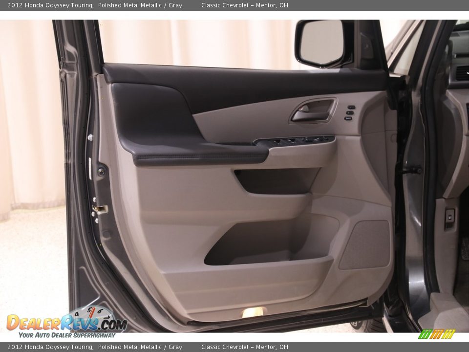 2012 Honda Odyssey Touring Polished Metal Metallic / Gray Photo #4