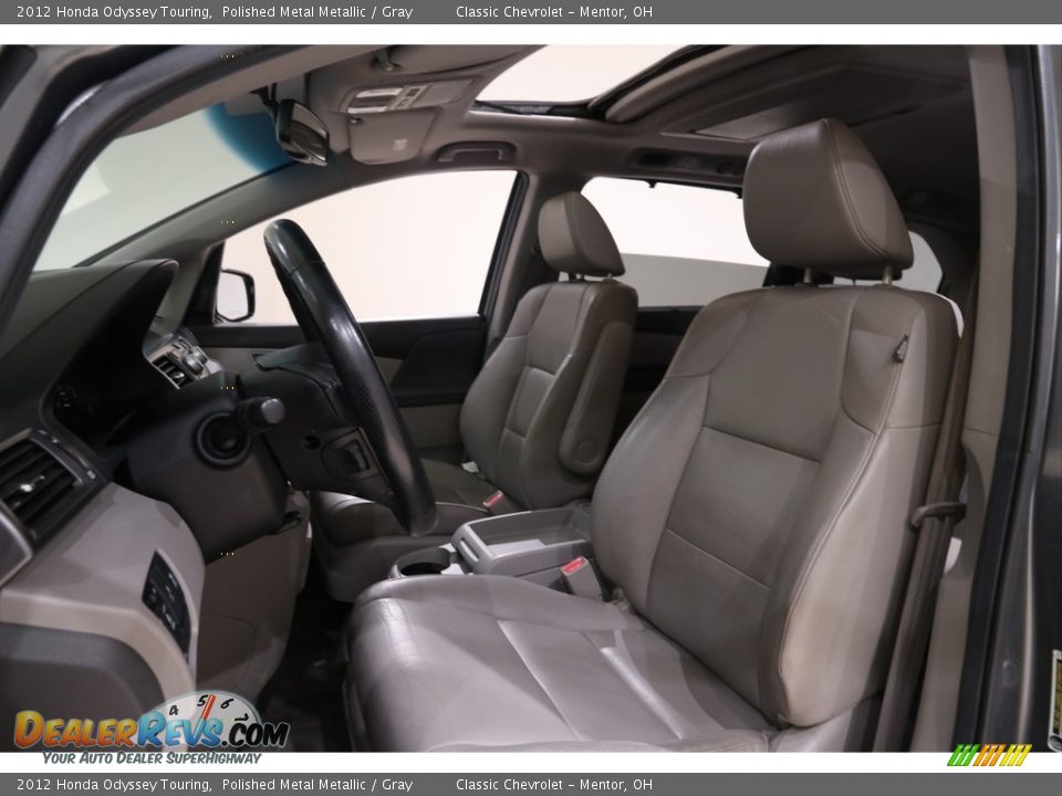 2012 Honda Odyssey Touring Polished Metal Metallic / Gray Photo #5