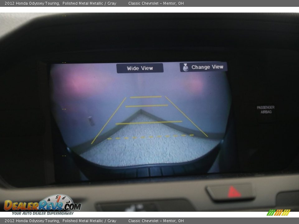 2012 Honda Odyssey Touring Polished Metal Metallic / Gray Photo #14