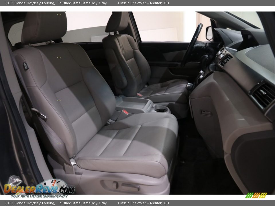2012 Honda Odyssey Touring Polished Metal Metallic / Gray Photo #17