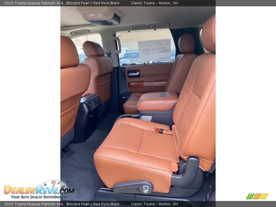 Rear Seat of 2020 Toyota Sequoia Platinum 4x4 Photo #3