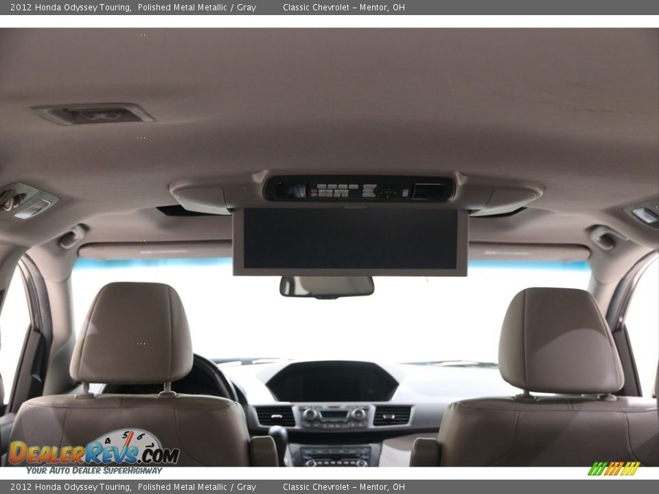 2012 Honda Odyssey Touring Polished Metal Metallic / Gray Photo #21