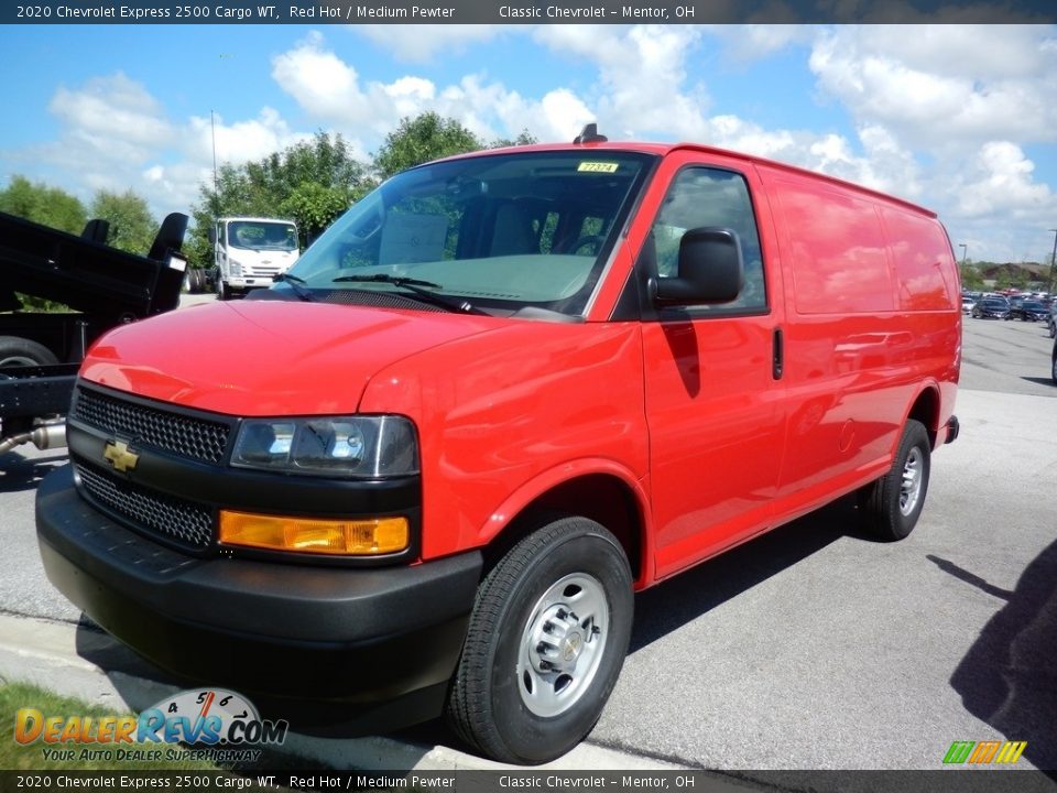 2020 Chevrolet Express 2500 Cargo WT Red Hot / Medium Pewter Photo #1