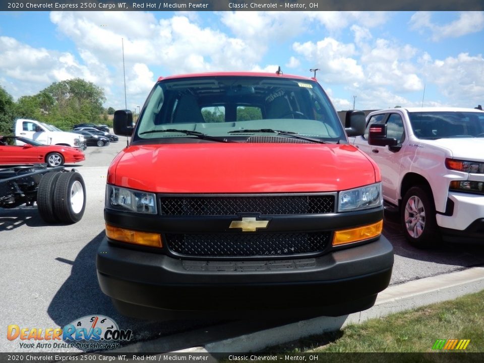 2020 Chevrolet Express 2500 Cargo WT Red Hot / Medium Pewter Photo #2
