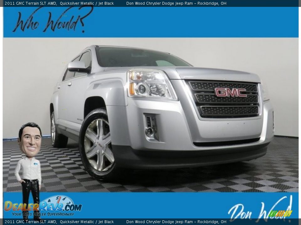 2011 GMC Terrain SLT AWD Quicksilver Metallic / Jet Black Photo #1