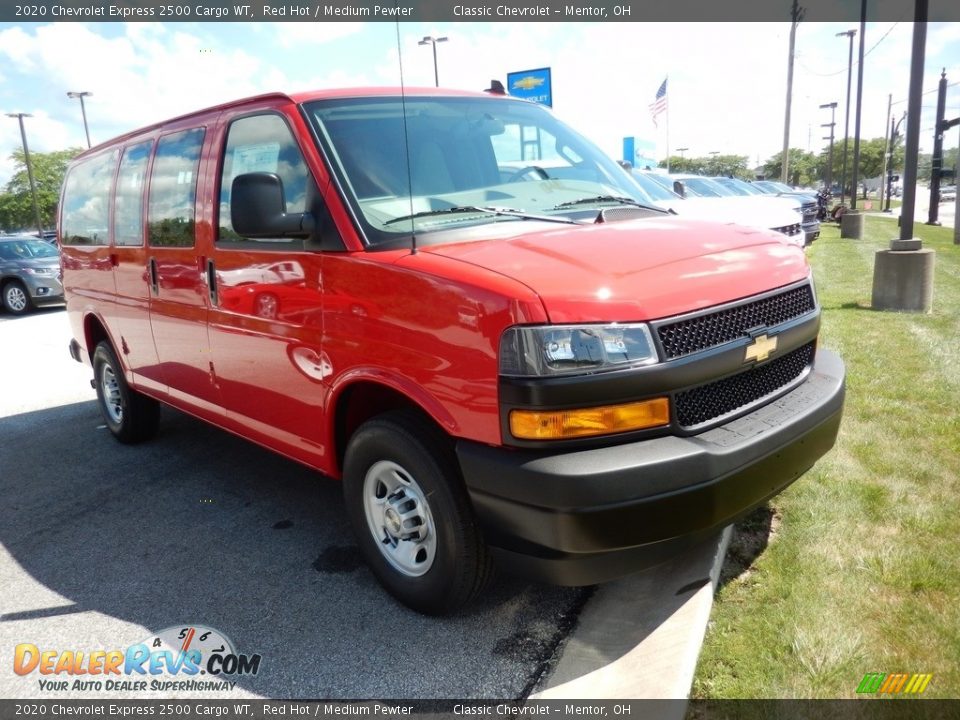 2020 Chevrolet Express 2500 Cargo WT Red Hot / Medium Pewter Photo #3