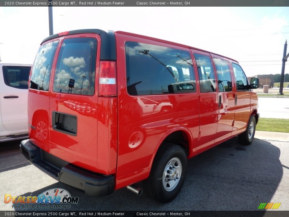 2020 Chevrolet Express 2500 Cargo WT Red Hot / Medium Pewter Photo #4