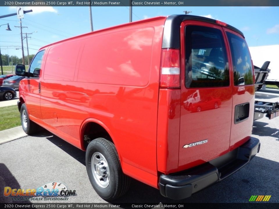 2020 Chevrolet Express 2500 Cargo WT Red Hot / Medium Pewter Photo #5