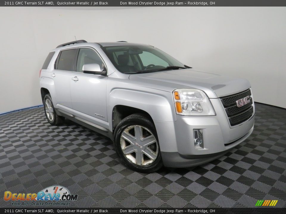 2011 GMC Terrain SLT AWD Quicksilver Metallic / Jet Black Photo #4