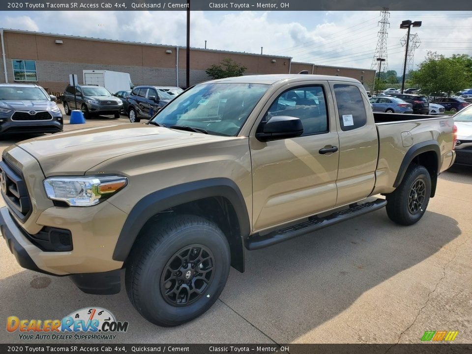 Front 3/4 View of 2020 Toyota Tacoma SR Access Cab 4x4 Photo #1