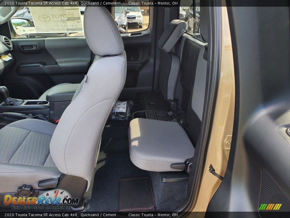 Rear Seat of 2020 Toyota Tacoma SR Access Cab 4x4 Photo #3