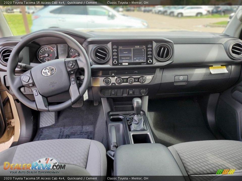 Dashboard of 2020 Toyota Tacoma SR Access Cab 4x4 Photo #4