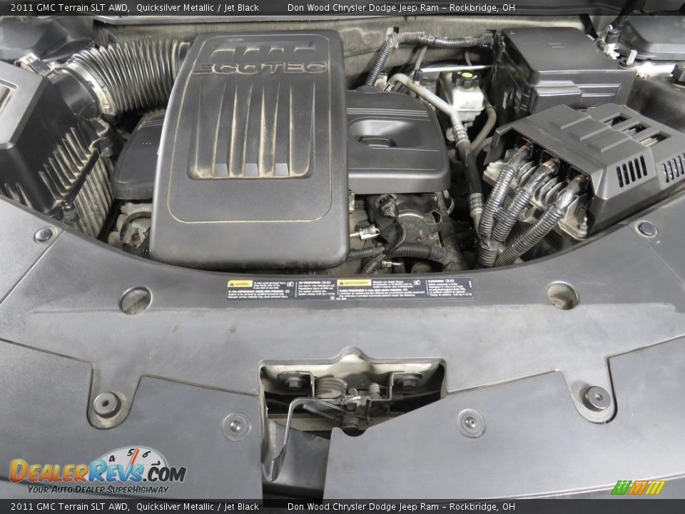 2011 GMC Terrain SLT AWD Quicksilver Metallic / Jet Black Photo #8